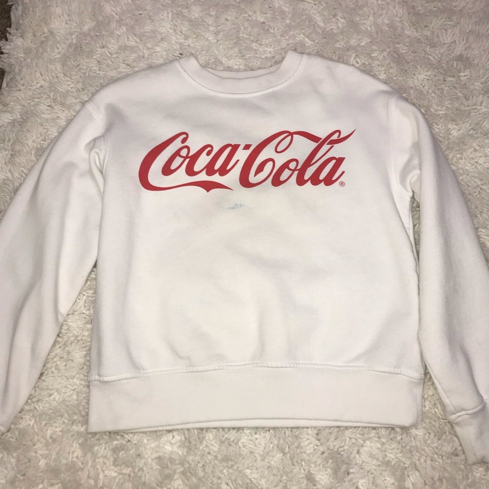 WHITE/RED COCA-COLA/COKE SWEATSHIRT